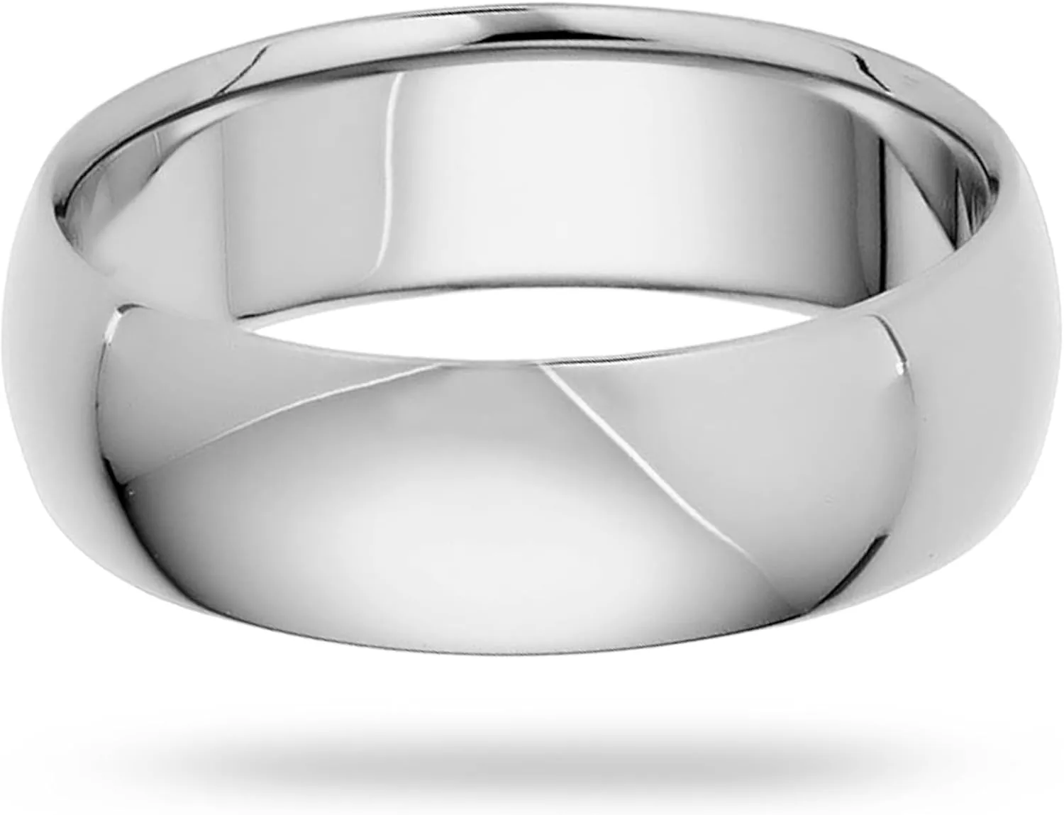 6mm Solid Gold Wedding Bands for Women or Men, 10k or 14k Gold Rings, Comfort Fit Womens and Mens Wedding Ring - Premium Collection from EWB