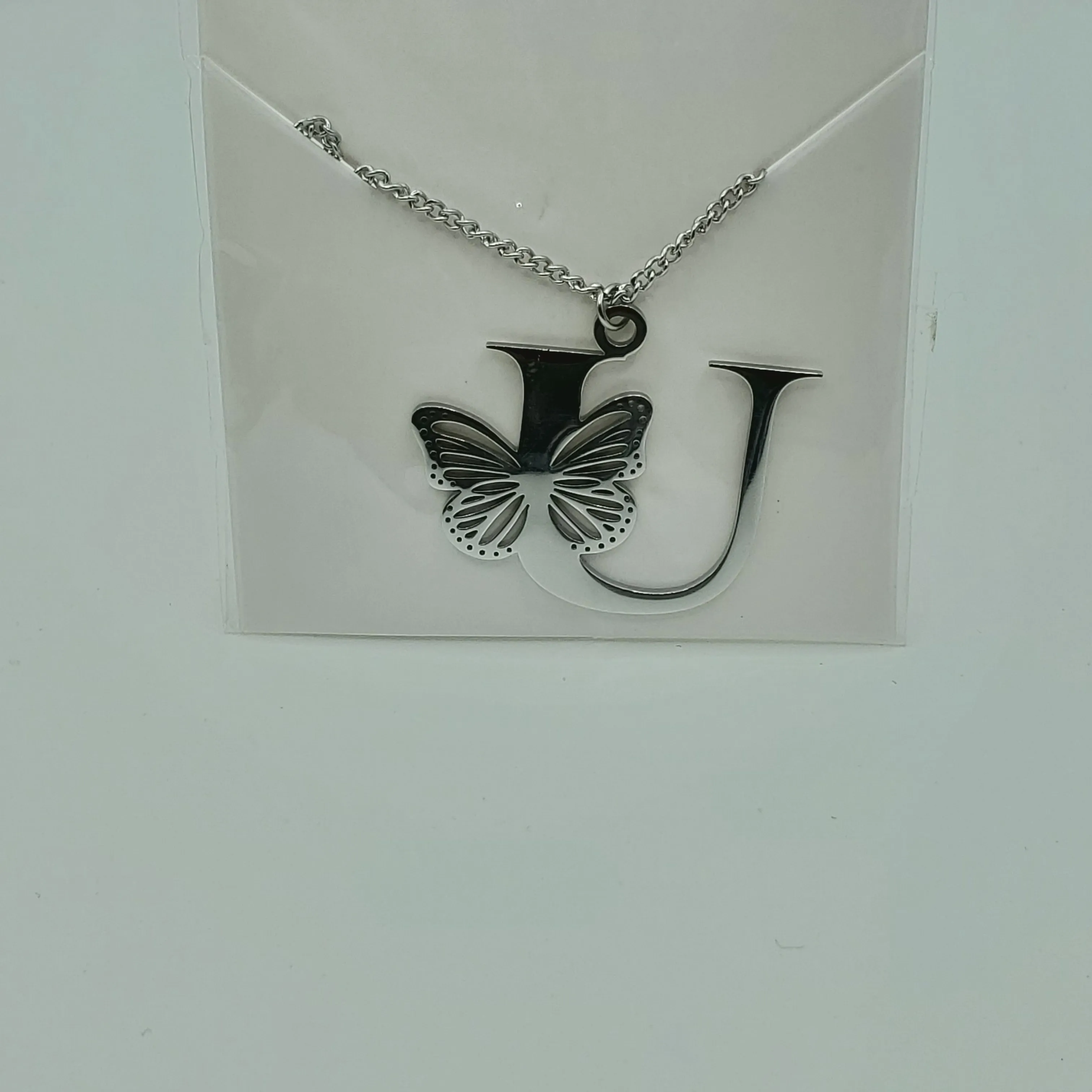 Butterfly 🦋 Initial Necklace