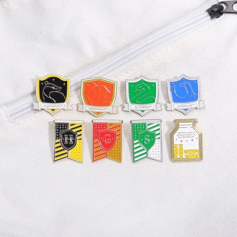 Cartoon Style Cowboy Style Simple Style Letter Flag Alloy Stamping Stoving Varnish Plating Unisex Brooches