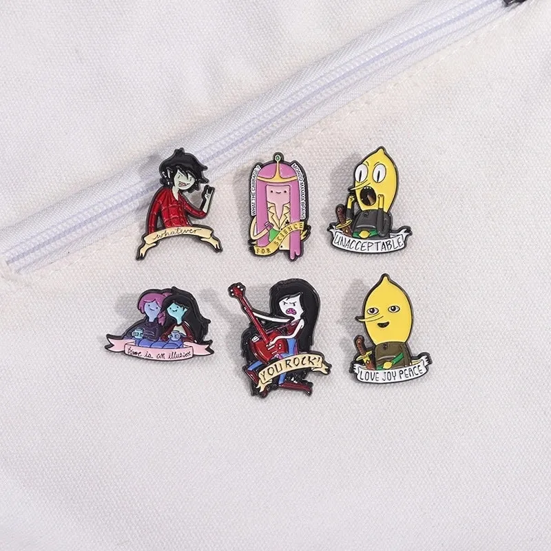 Cartoon Style Cute Cowboy Style Cartoon Character Letter Alloy Stamping Stoving Varnish Plating Unisex Brooches