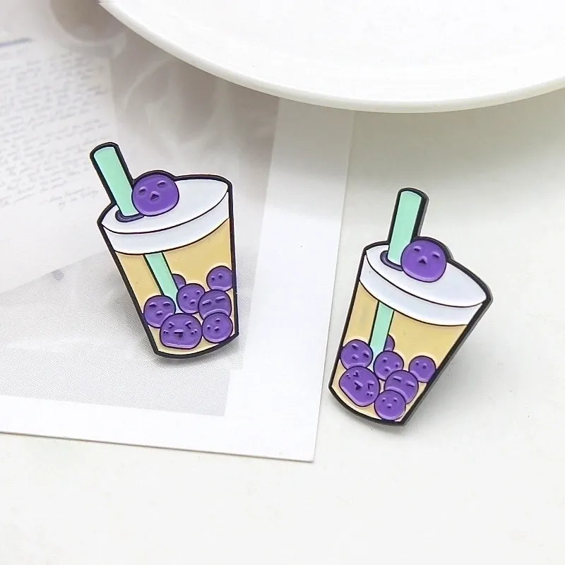 Cartoon Style Cute Pin Cup Alloy Stoving Varnish Women'S Brooches