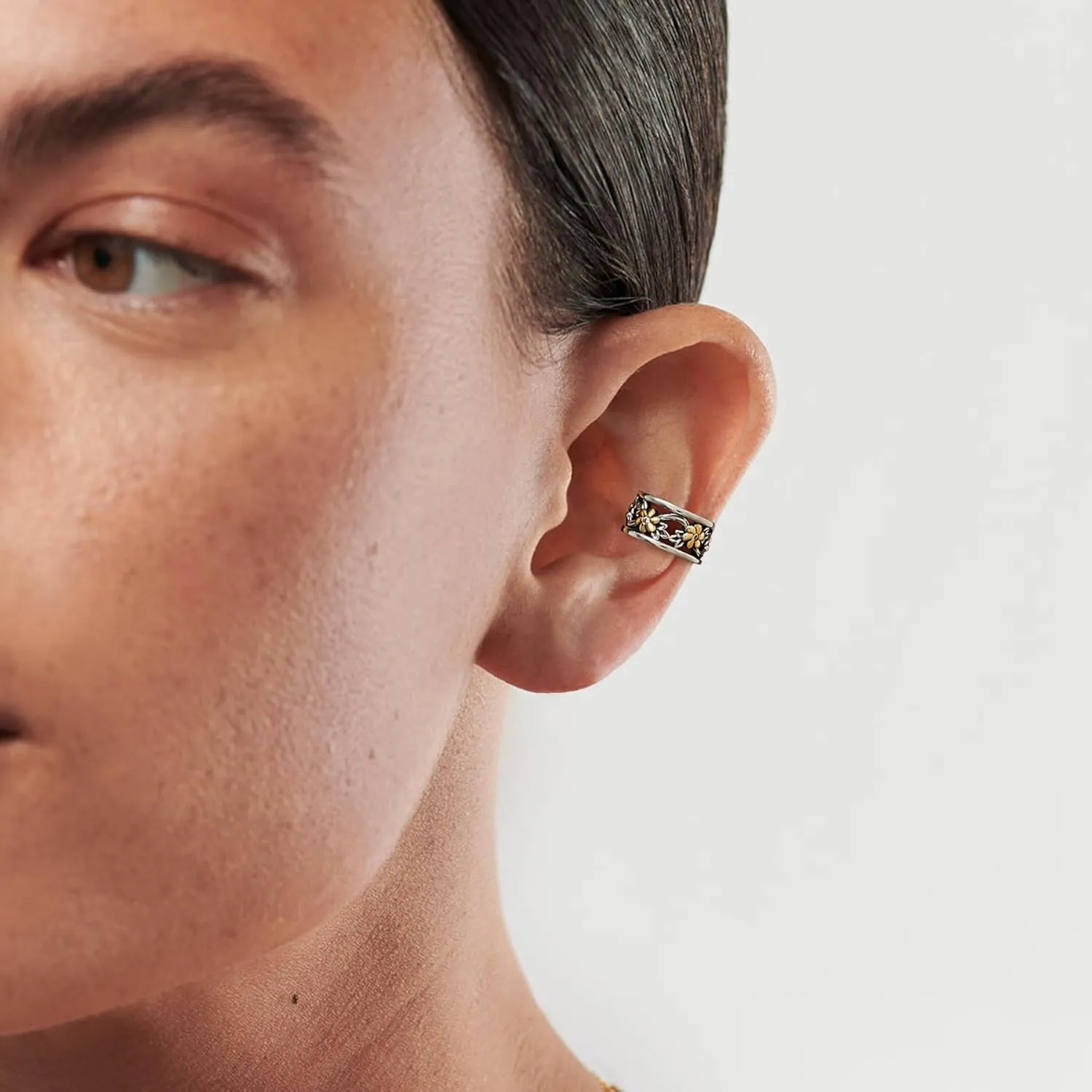 Cuff Earrings 925 Sterling Silver Ear Cuff Earrings Non-Piercing Fake Helix Cartilage Cuff Earrings Various Styles Ear Cuffs Fine Jewelry for Women