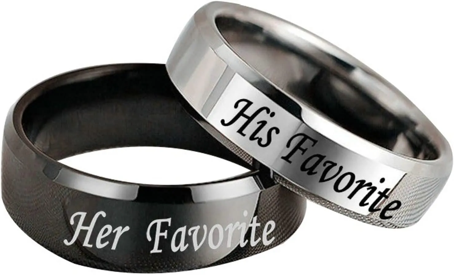 Cute Engagement Rings, Couples Engagement Rings Couples Models High Polished for Couples