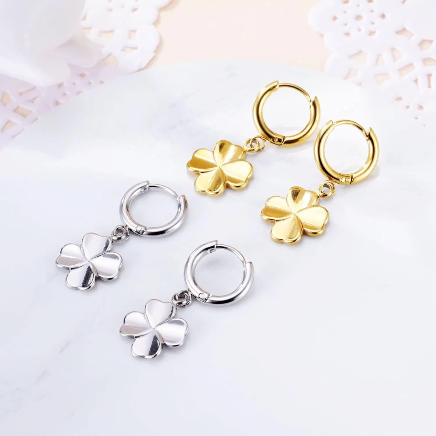 Cute Necklace Pendants Set for Girls with a Dainty Necklace Adjust Chain, Adorable Delicate Various Styles Pendants for Teen Little Girls Birthday Gift Pack