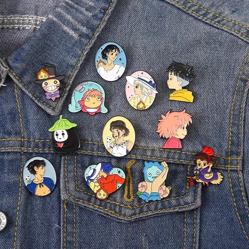 Cute Pin Cartoon Character Alloy Stoving Varnish Unisex Brooches