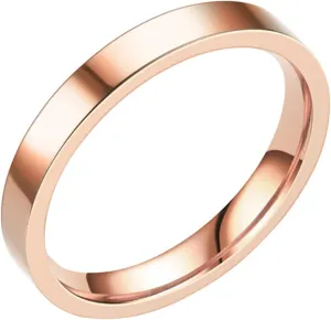 Dome Polished Midi Ring Simple for Men Women Wedding Classic Jewelry Stainless Steel Stackable Band Stacking Rings