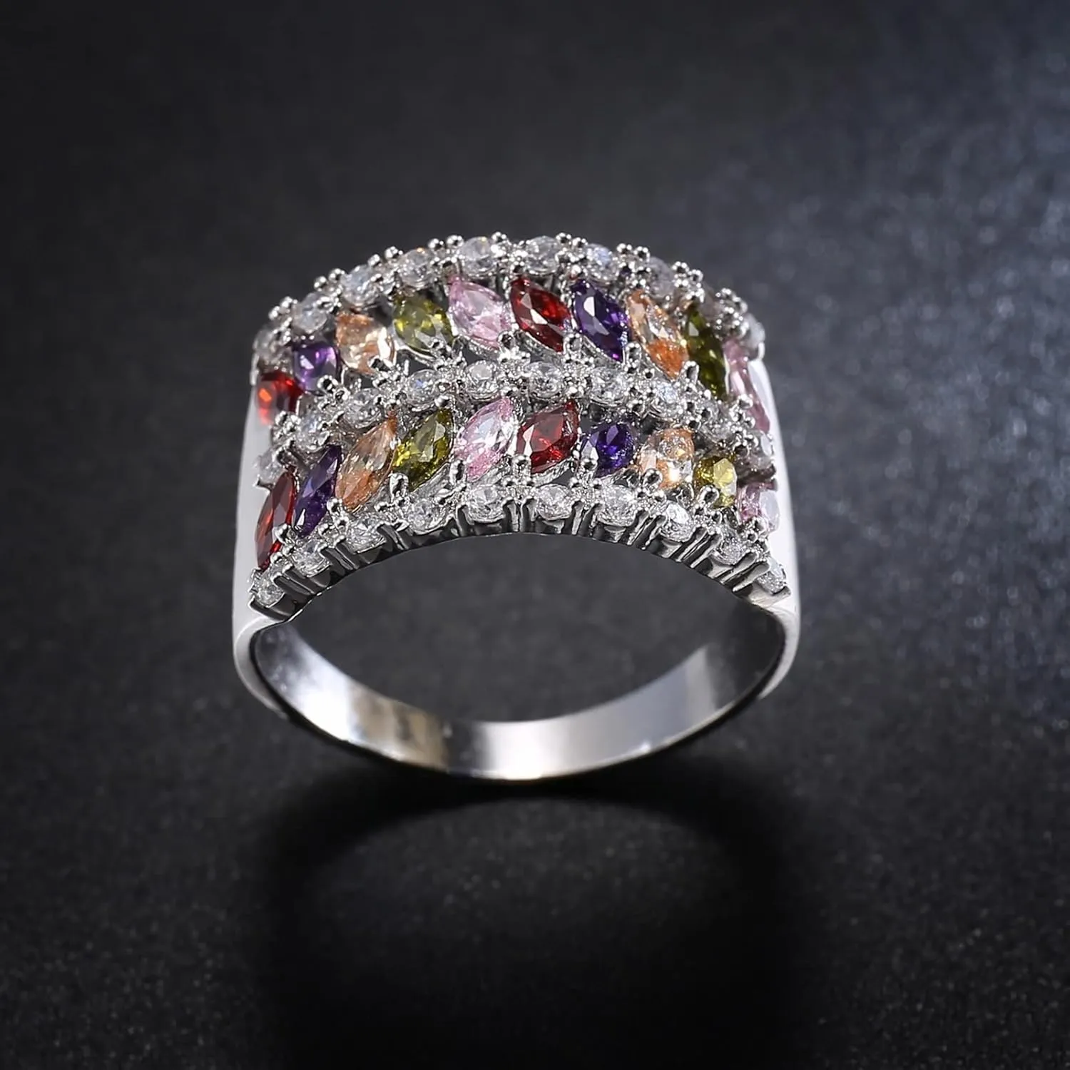 Engagement Rings for Women Knuckle Rings Round Wedding Band