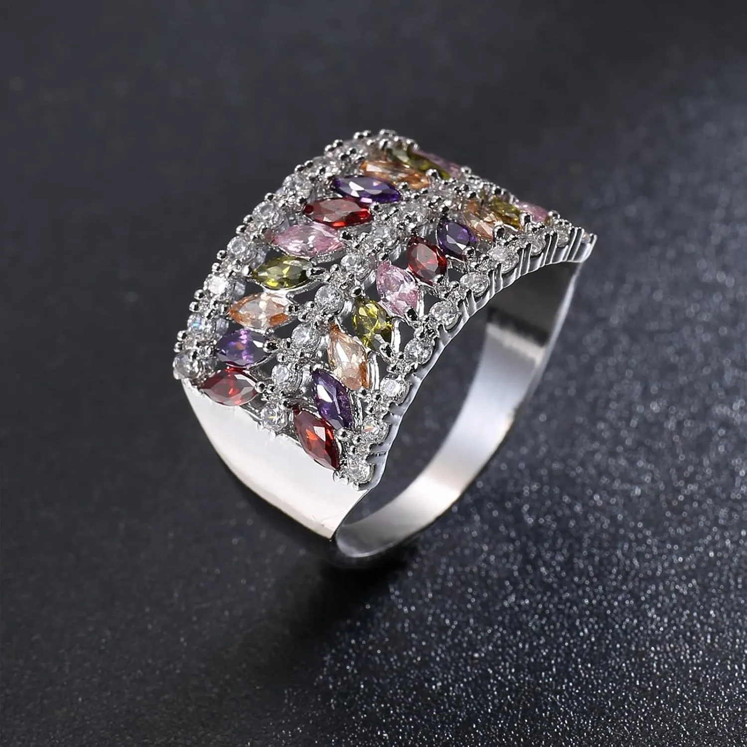 Engagement Rings for Women Knuckle Rings Round Wedding Band