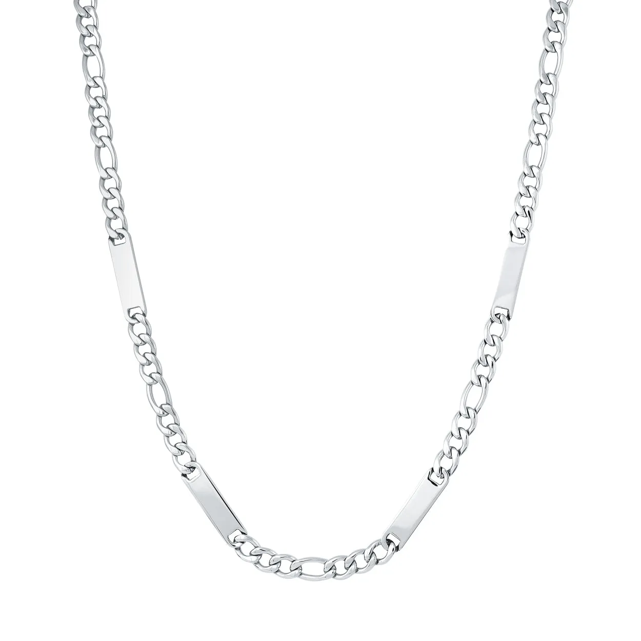 Engravable Figaro Chain 6mm