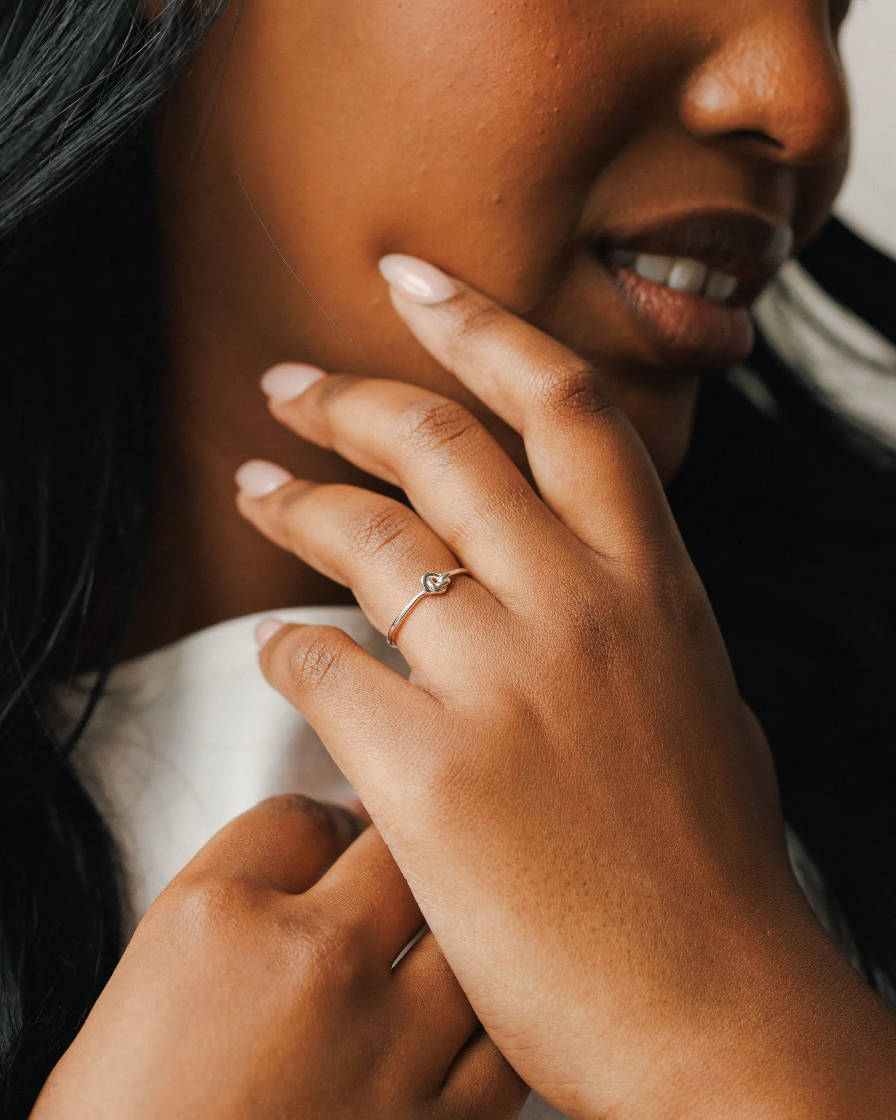 Eternal Knot Dainty Ring