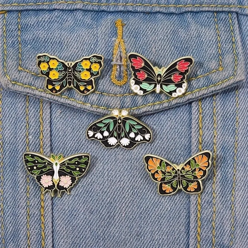 Fairy Style Original Design Cowboy Style Butterfly Alloy Stoving Varnish Plating Women's Brooches