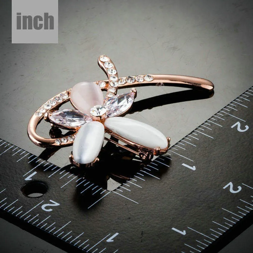 Flower Plant Shape Design Pin Brooch