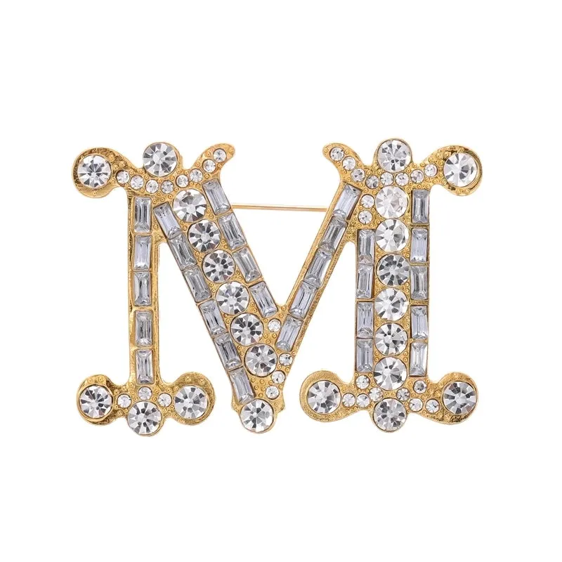 IG Style Simple Style Leaf Plant Flower Alloy Inlay Rhinestones Pearl Unisex Brooches