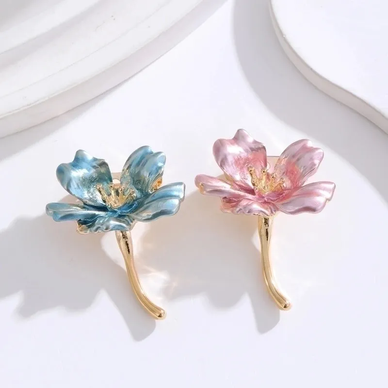 IG Style Simple Style Leaf Plant Flower Alloy Inlay Rhinestones Pearl Unisex Brooches