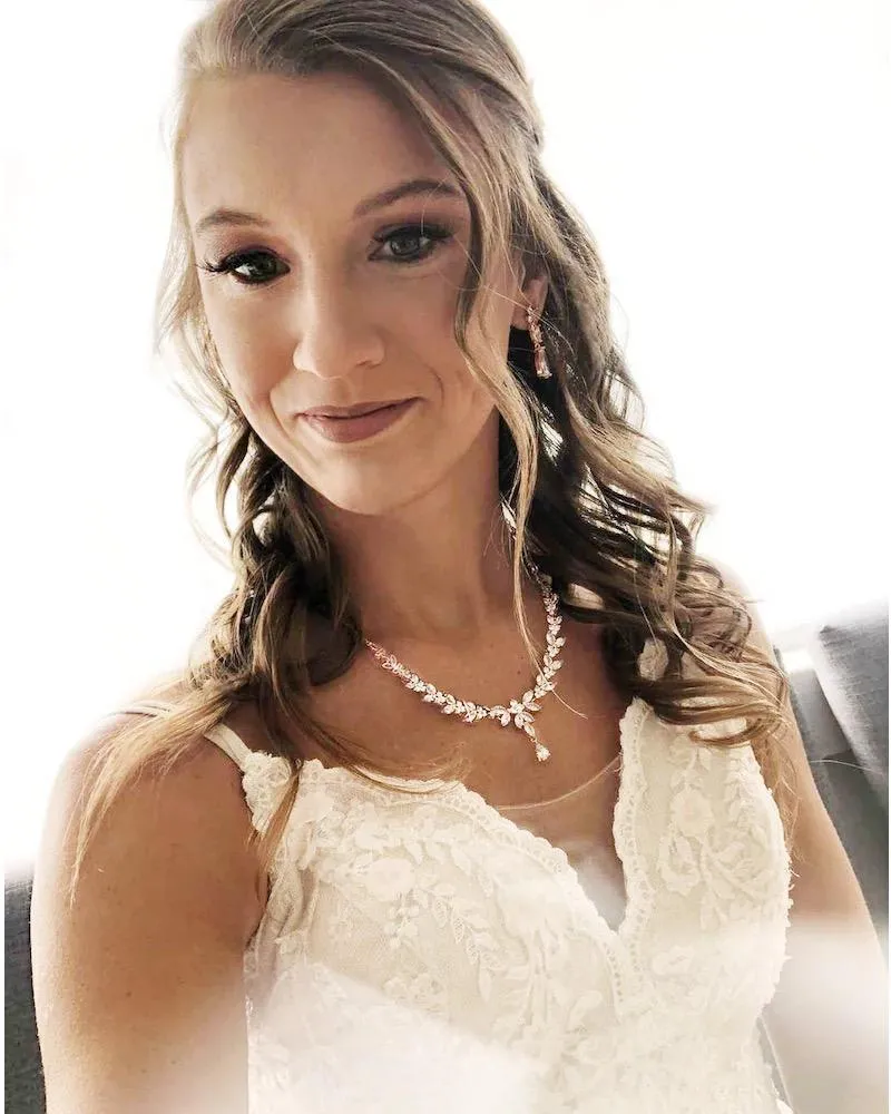 Long Statement Wedding Earrings - Kristina