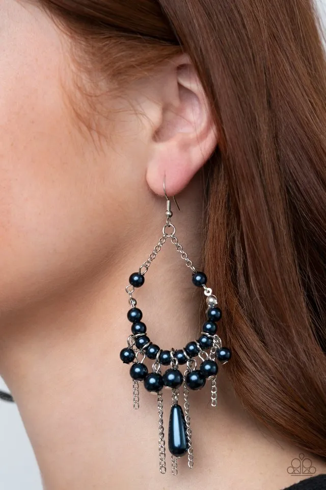 Paparazzi Earring ~ Party Planner Posh - Blue