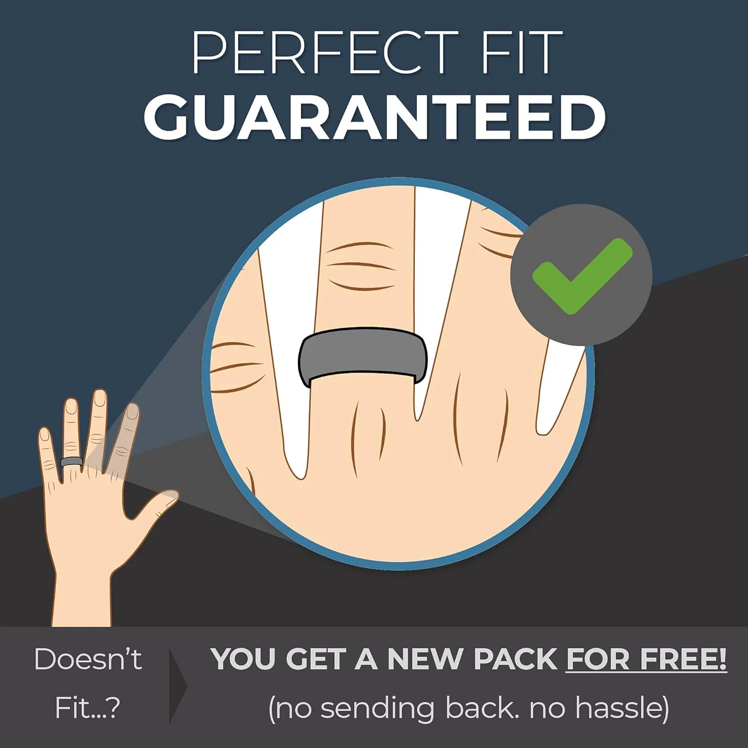 ThunderFit Silicone Wedding Rings Unisex, Beveled Rubber Engagement Bands - 1/4/7 Variety Multipack